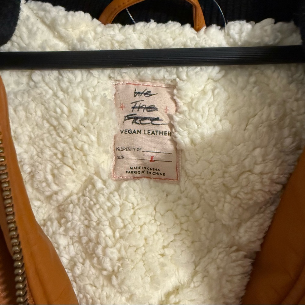 Free People; We The Free - Moxy Trapeze Vegan Leather Jacket - Picture 6 of 11